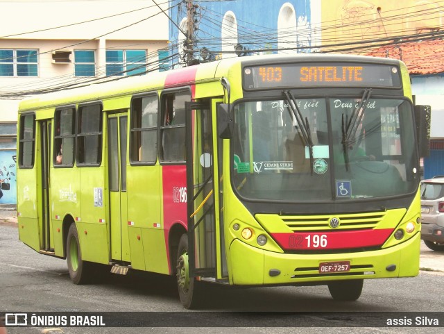 Transporte Coletivo Cidade Verde 02196 na cidade de Teresina, Piauí, Brasil, por assis Silva. ID da foto: 10001850.