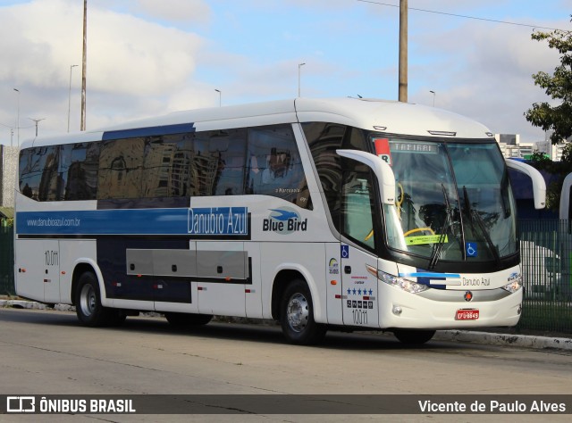 VIDA - Viação Danúbio Azul 10011 na cidade de São Paulo, São Paulo, Brasil, por Vicente de Paulo Alves. Número da foto: #10006033.