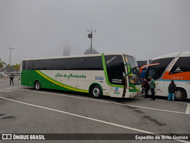 Flor da Montanha Transportes e Turismo 1030 na cidade de Aparecida, São Paulo, Brasil, por Espedito de Brito Gomes. Número da foto: #10005289.