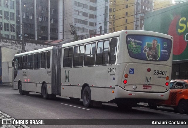Viação Marumbi 28401 na cidade de Curitiba, Paraná, Brasil, por Amauri Caetano. Número da foto: #10005525.