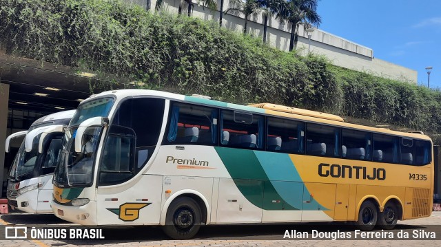 Empresa Gontijo de Transportes 14335 na cidade de Belo Horizonte, Minas Gerais, Brasil, por Allan Douglas Ferreira da Silva. Número da foto: #10006612.