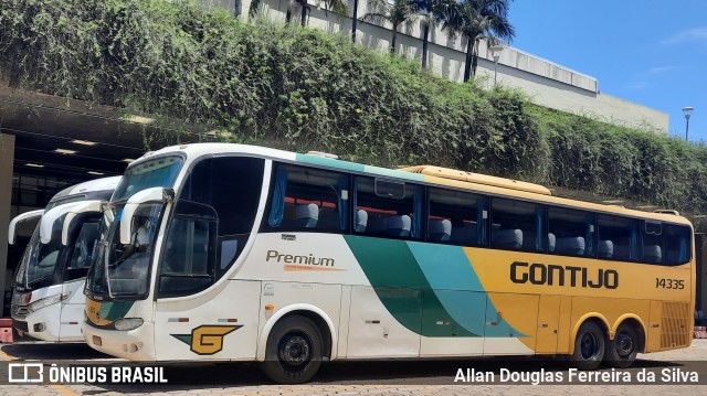 Empresa Gontijo de Transportes 14335 na cidade de Belo Horizonte, Minas Gerais, Brasil, por Allan Douglas Ferreira da Silva. ID da foto: 10006612.