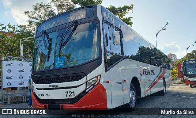 Viação Fervima 721 na cidade de Taboão da Serra, São Paulo, Brasil, por Murilo da Silva. Número da foto: #10007016.