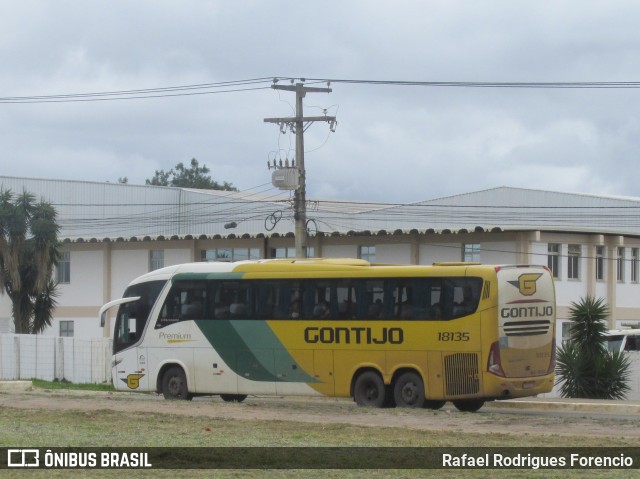 Empresa Gontijo de Transportes 18135 na cidade de Vitória da Conquista, Bahia, Brasil, por Rafael Rodrigues Forencio. ID da foto: 10005410.