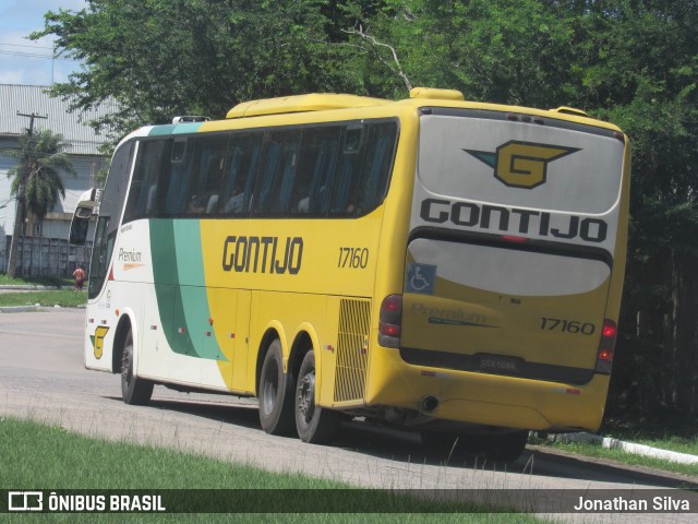 Empresa Gontijo de Transportes 17160 na cidade de Recife, Pernambuco, Brasil, por Jonathan Silva. ID da foto: 10005038.