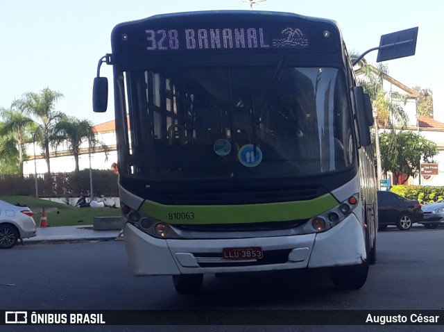 Transportes Paranapuan B10063 na cidade de Rio de Janeiro, Rio de Janeiro, Brasil, por Augusto César. Número da foto: #10007734.