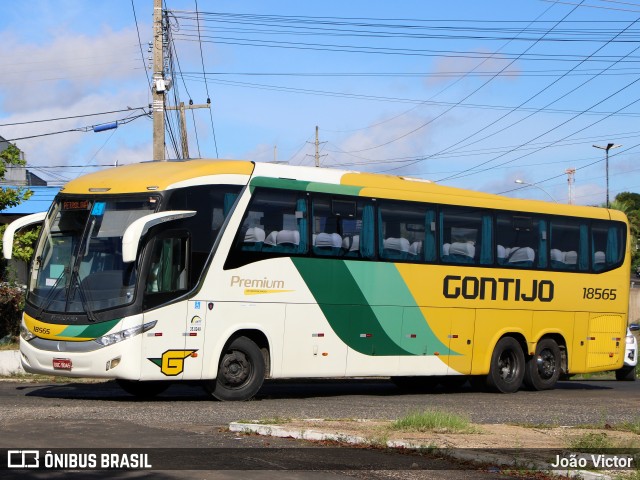 Empresa Gontijo de Transportes 18565 na cidade de Teresina, Piauí, Brasil, por João Victor. ID da foto: 10008201.