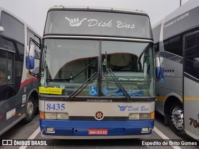 Disk Bus 8435 na cidade de Aparecida, São Paulo, Brasil, por Espedito de Brito Gomes. Número da foto: #10005292.