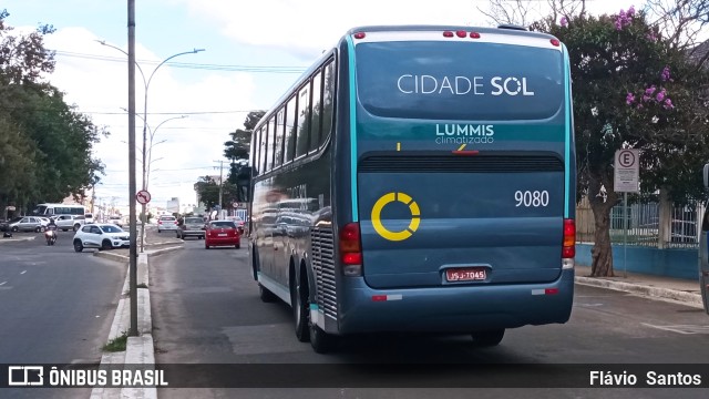 Viação Cidade Sol 9080 na cidade de Vitória da Conquista, Bahia, Brasil, por Flávio  Santos. Número da foto: #10007105.
