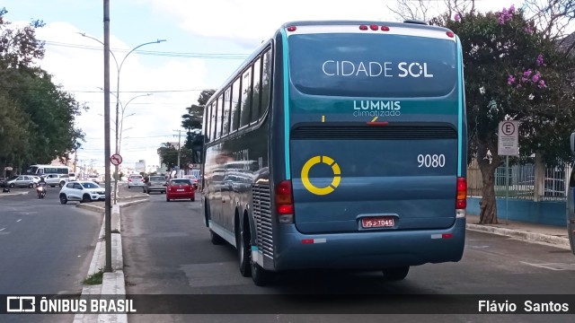 Viação Cidade Sol 9080 na cidade de Vitória da Conquista, Bahia, Brasil, por Flávio  Santos. ID da foto: 10007105.