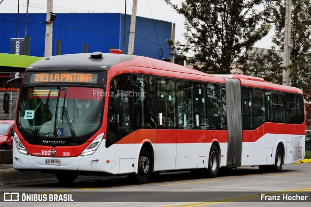 Subus 9784 na cidade de San Miguel, Santiago, Metropolitana de Santiago, Chile, por Franz Hecher. ID da foto: 10007887.