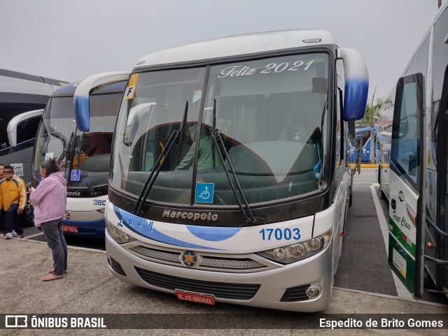 Luan Turismo 17003 na cidade de Aparecida, São Paulo, Brasil, por Espedito de Brito Gomes. ID da foto: 10005295.