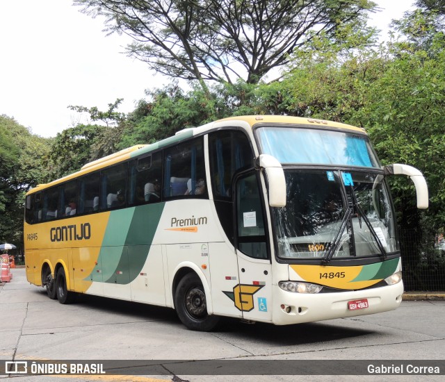 Empresa Gontijo de Transportes 14845 na cidade de São Paulo, São Paulo, Brasil, por Gabriel Correa. ID da foto: 10005532.