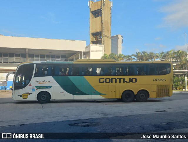 Empresa Gontijo de Transportes 14955 na cidade de Rio de Janeiro, Rio de Janeiro, Brasil, por José Maurílio Santos. Número da foto: #10008094.