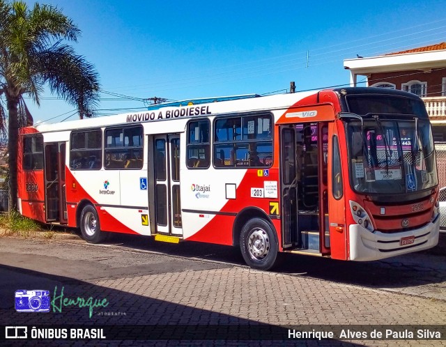 Itajaí Transportes Coletivos 2990 na cidade de Campinas, São Paulo, Brasil, por Henrique Alves de Paula Silva. ID da foto: 10005496.