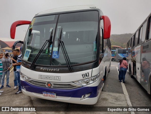 Viação Piracicabana 1147 na cidade de Aparecida, São Paulo, Brasil, por Espedito de Brito Gomes. Número da foto: #10005279.