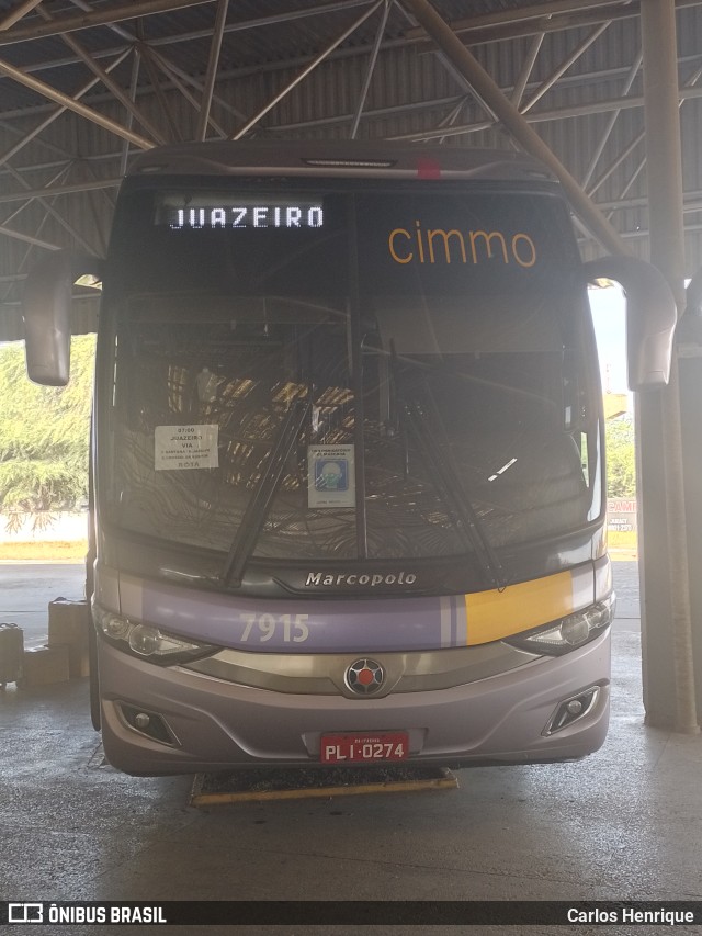 Rota Transportes Rodoviários 7915 na cidade de Juazeiro, Bahia, Brasil, por Carlos Henrique. Número da foto: #10008232.