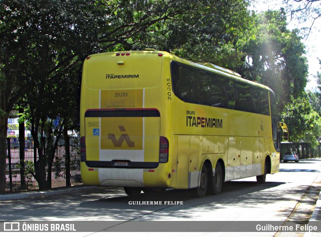 Viação Itapemirim 20205 na cidade de São Paulo, São Paulo, Brasil, por Guilherme Felipe. ID da foto: 10005263.