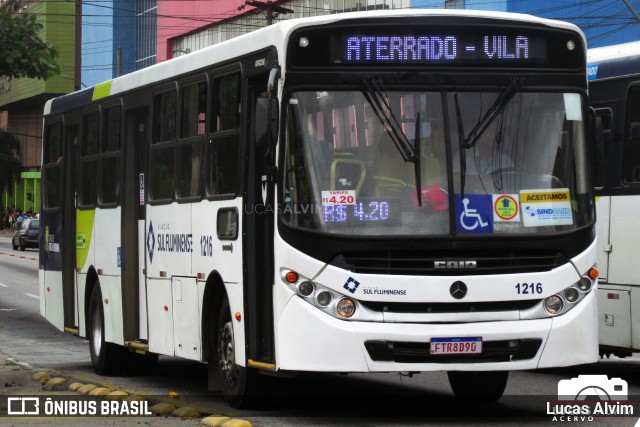 Viação Sul Fluminense 1216 na cidade de Volta Redonda, Rio de Janeiro, Brasil, por Lucas Alvim. Número da foto: #10006094.
