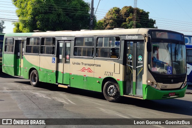 União Transportes 12281 na cidade de Várzea Grande, Mato Grosso, Brasil, por Leon Gomes. Número da foto: #10007430.