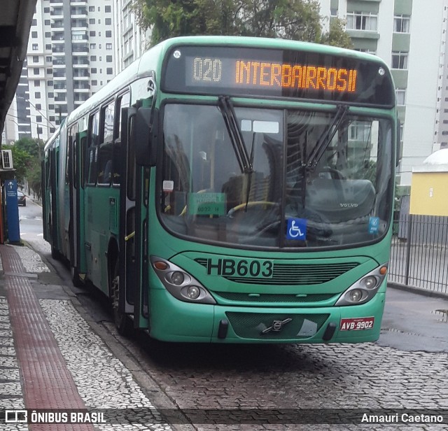 Auto Viação Redentor HB603 na cidade de Curitiba, Paraná, Brasil, por Amauri Caetano. Número da foto: #10005528.