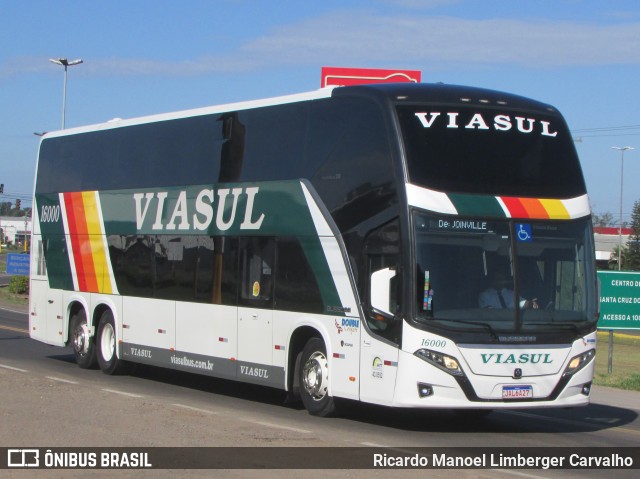 Viasul - Auto Viação Venâncio Aires 16000 na cidade de Santa Cruz do Sul, Rio Grande do Sul, Brasil, por Ricardo Manoel Limberger Carvalho. Número da foto: #10005147.