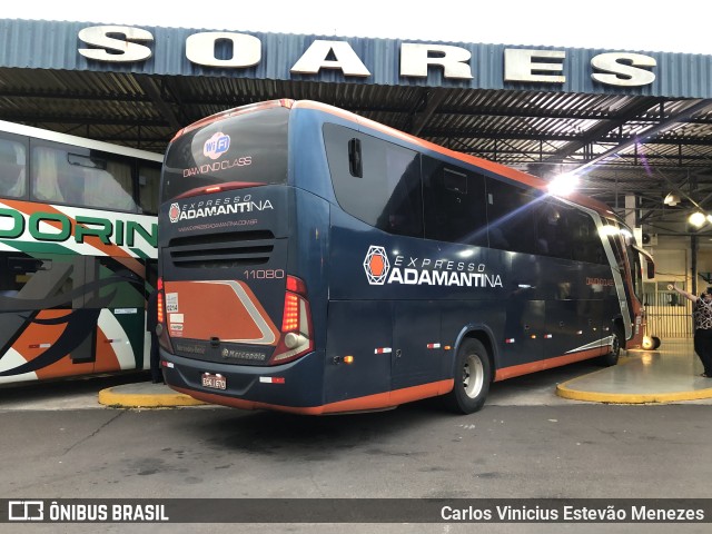 Expresso Adamantina 11080 na cidade de Presidente Prudente, São Paulo, Brasil, por Carlos Vinicius Estevão Menezes. Número da foto: #10011098.