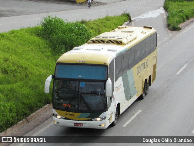 Empresa Gontijo de Transportes 14815 na cidade de Belo Horizonte, Minas Gerais, Brasil, por Douglas Célio Brandao. ID da foto: 10008872.