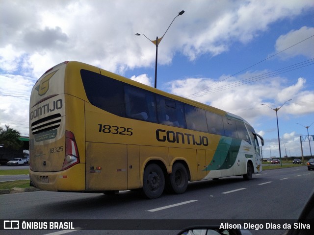 Empresa Gontijo de Transportes 18325 na cidade de Parnamirim, Rio Grande do Norte, Brasil, por Alison Diego Dias da Silva. ID da foto: 10010499.