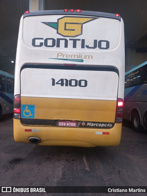 Empresa Gontijo de Transportes 14100 na cidade de Montes Claros, Minas Gerais, Brasil, por Cristiano Martins. Número da foto: #10009853.