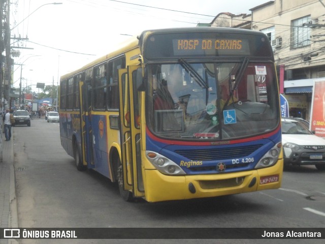 Auto Viação Reginas DC 4.206 na cidade de Duque de Caxias, Rio de Janeiro, Brasil, por Jonas Alcantara. Número da foto: #10009906.