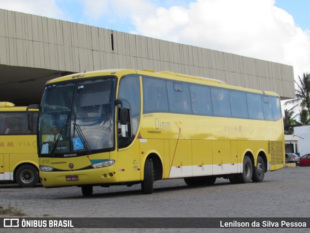 Viação Itapemirim 8703 na cidade de Caruaru, Pernambuco, Brasil, por Lenilson da Silva Pessoa. ID da foto: 10009173.