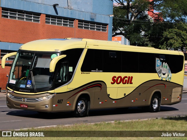 SOGIL - Sociedade de Ônibus Gigante Ltda. 467 na cidade de Porto Alegre, Rio Grande do Sul, Brasil, por João Victor. ID da foto: 10011219.