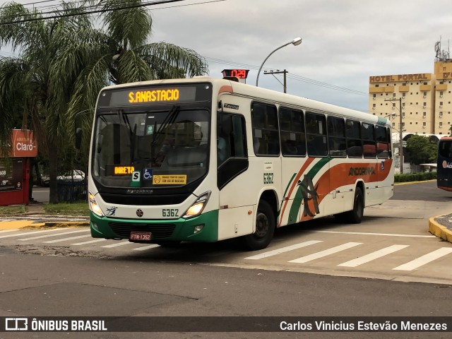 Empresa de Transportes Andorinha 6362 na cidade de Presidente Prudente, São Paulo, Brasil, por Carlos Vinicius Estevão Menezes. ID da foto: 10011048.