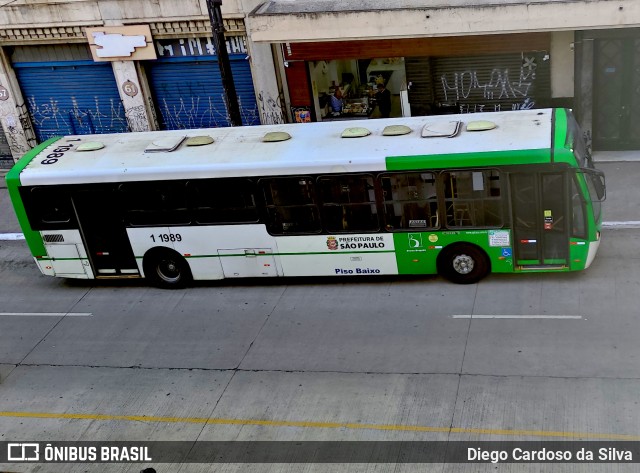 Viação Santa Brígida 1 1989 na cidade de São Paulo, São Paulo, Brasil, por Diego Cardoso da Silva. ID da foto: 10011183.