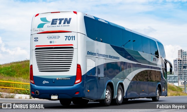 ETN - Enlaces Terrestres Nacionales 7011 na cidade de Querétaro, Querétaro, México, por Fabián Reyes. Número da foto: #10011221.