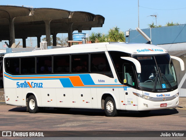 VUSC - Viação União Santa Cruz 2660 na cidade de Porto Alegre, Rio Grande do Sul, Brasil, por João Victor. Número da foto: #10011240.
