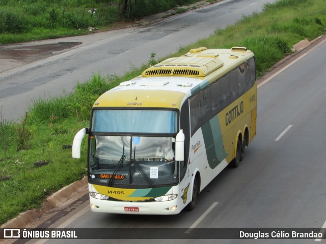 Empresa Gontijo de Transportes 14495 na cidade de Belo Horizonte, Minas Gerais, Brasil, por Douglas Célio Brandao. ID da foto: 10008788.