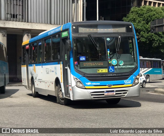 Viação Redentor C47526 na cidade de Rio de Janeiro, Rio de Janeiro, Brasil, por Luiz Eduardo Lopes da Silva. Número da foto: #10009682.