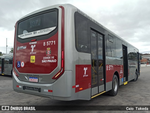 Auto Viação Transcap 8 5771 na cidade de São Paulo, São Paulo, Brasil, por Caio  Takeda. ID da foto: 10010335.