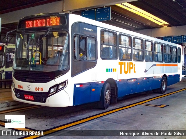 TUPi Transportes Urbanos Piracicaba 8419 na cidade de Piracicaba, São Paulo, Brasil, por Henrique Alves de Paula Silva. Número da foto: #10012880.