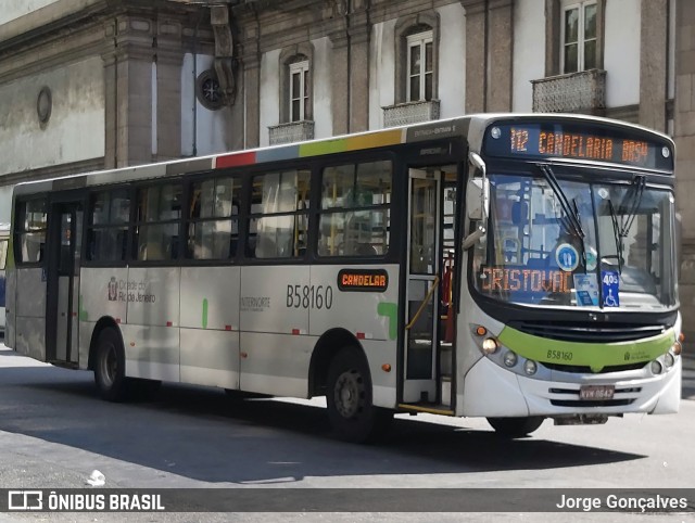 Viação Nossa Senhora de Lourdes B58160 na cidade de Rio de Janeiro, Rio de Janeiro, Brasil, por Jorge Gonçalves. Número da foto: #10013379.