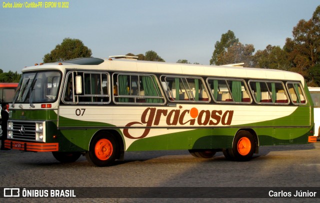 Viação Graciosa 07 na cidade de Curitiba, Paraná, Brasil, por Carlos Júnior. Número da foto: #10012121.