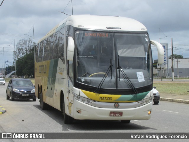 Empresa Gontijo de Transportes 18135 na cidade de Vitória da Conquista, Bahia, Brasil, por Rafael Rodrigues Forencio. ID da foto: 10011335.