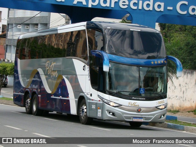 Pet Tur - Rms Transporte e Turismo 3002 na cidade de Aparecida, São Paulo, Brasil, por Moaccir  Francisco Barboza. Número da foto: #10013606.