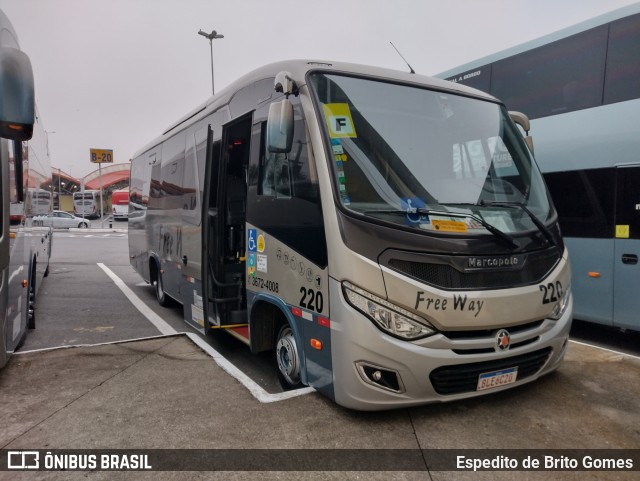Transporte Escolar Free Way 220 na cidade de Aparecida, São Paulo, Brasil, por Espedito de Brito Gomes. Número da foto: #10013123.