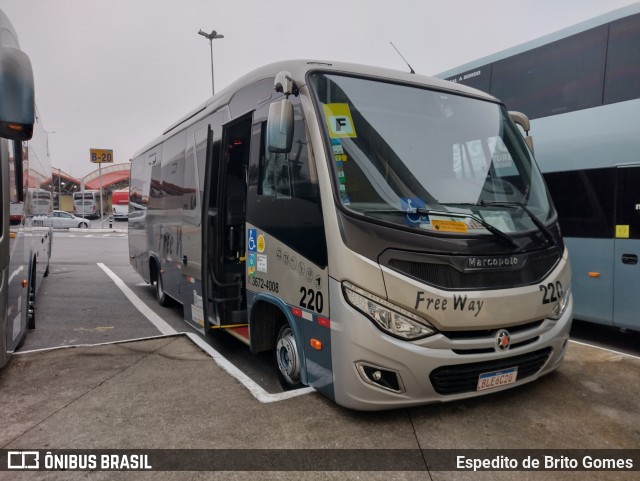 Transporte Escolar Free Way 220 na cidade de Aparecida, São Paulo, Brasil, por Espedito de Brito Gomes. ID da foto: 10013123.