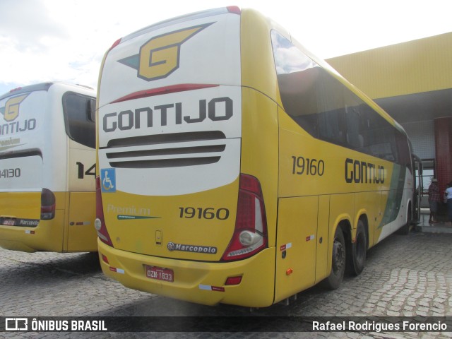 Empresa Gontijo de Transportes 19160 na cidade de Jequié, Bahia, Brasil, por Rafael Rodrigues Forencio. ID da foto: 10012743.