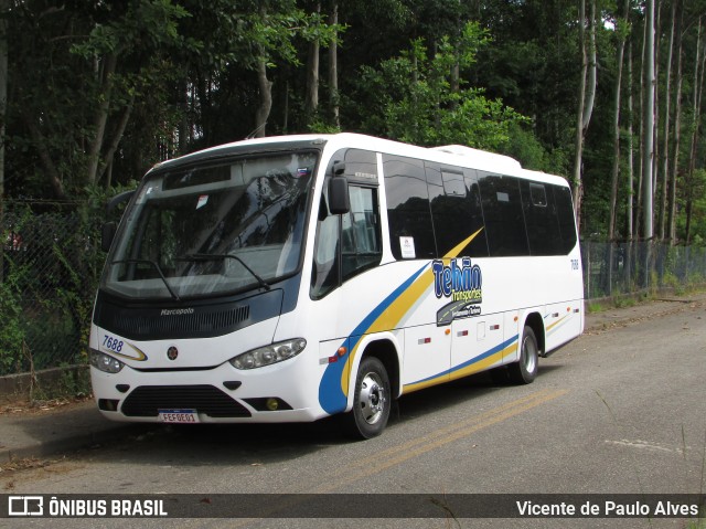 Tebão Transportes 7688 na cidade de Alumínio, São Paulo, Brasil, por Vicente de Paulo Alves. ID da foto: 10014013.