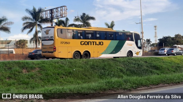 Empresa Gontijo de Transportes 17350 na cidade de Contagem, Minas Gerais, Brasil, por Allan Douglas Ferreira da Silva. ID da foto: 10012125.